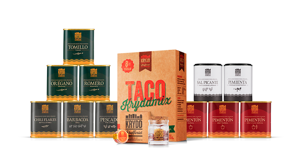 Kryddor från Kryddskafferiet och Skogens