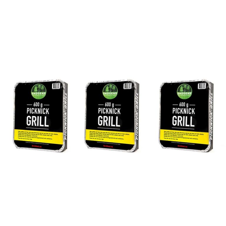 Skogens picnic-grill, 3-pack