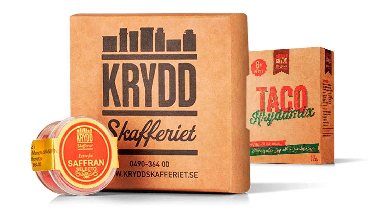Premium Saffran och tacokrydda från Skogens