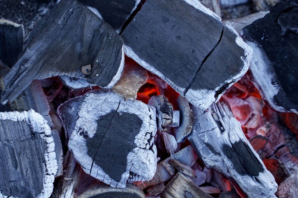 Skolklass säljer grillkol från Skogens för att samla pengar till klassresan på ett enkelt sätt